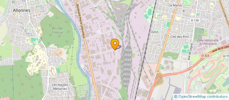 localisation de l'entreprise DSF à LE MANS