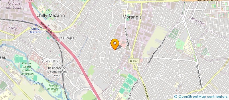 localisation de l'entreprise DSF à MORANGIS