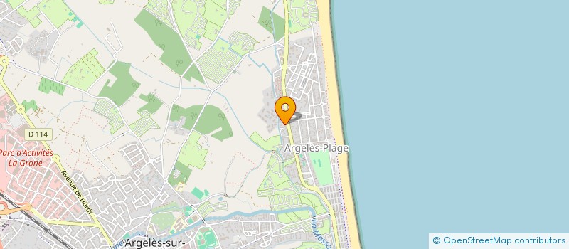 localisation de l'entreprise DSF à ARGELES-SUR-MER
