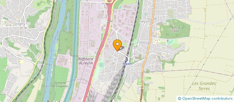 localisation de l'entreprise DSF à FEYZIN