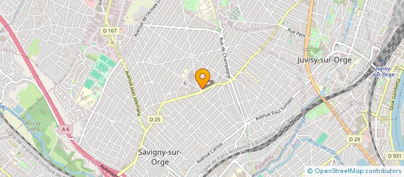 localisation de l'entreprise DSF  SAVIGNY-SUR-ORGE