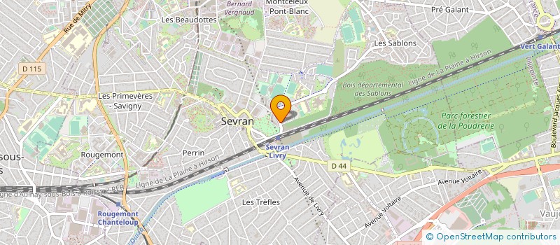 localisation de l'entreprise DSF BI CONSULTING à SEVRAN