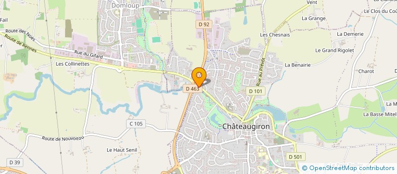 localisation de l'entreprise DSF CHATEAUGIRON à CHATEAUGIRON