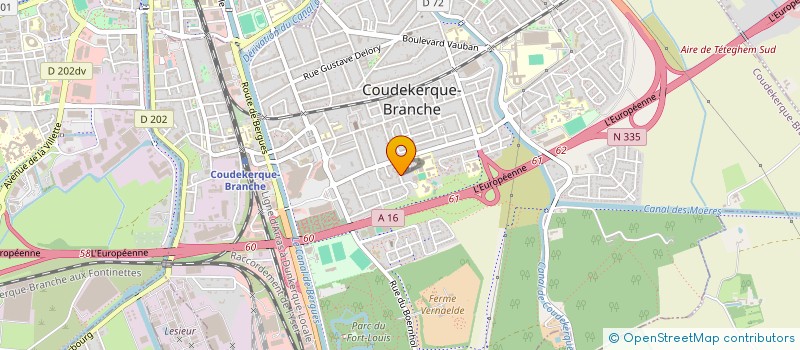 localisation de l'entreprise DSF CONSULTING à DUNKERQUE