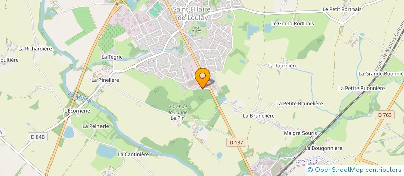localisation de l'entreprise DSF (DIRECTOIRE SIMONNEAU FAMILY) à MONTAIGU-VENDEE