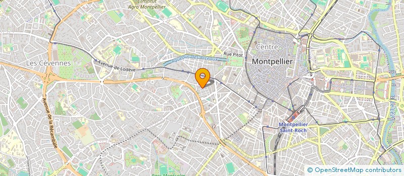 localisation de l'entreprise DSF INFORMATIQUE à MONTPELLIER