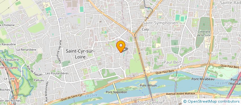 localisation de l'entreprise DSF INTERNATIONAL  SAINT-CYR-SUR-LOIRE