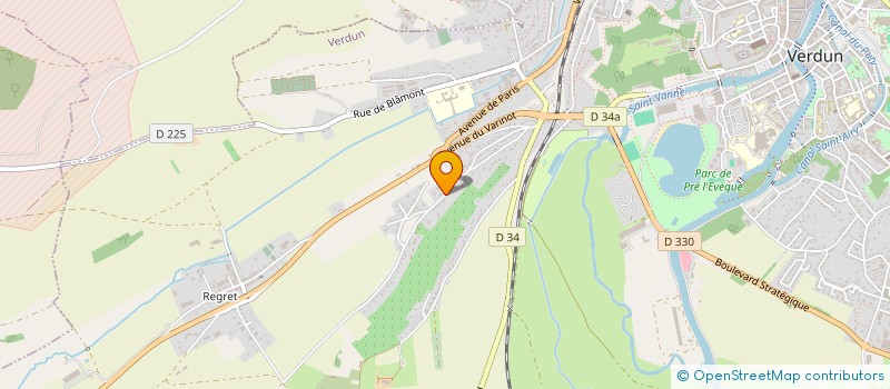 localisation de l'entreprise DSF INVEST à VERDUN
