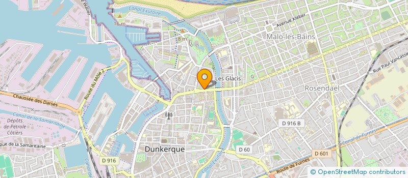 localisation de l'entreprise DSF LITTORAL à DUNKERQUE