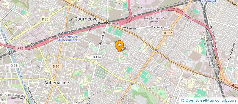 localisation de l'entreprise DSF RENOVATION à AUBERVILLIERS