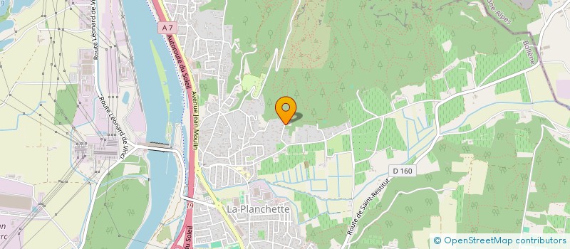 localisation de l'entreprise DSG  BOLLENE