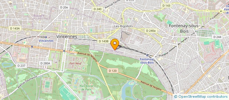 localisation de l'entreprise DSG FRANCE à FONTENAY-SOUS-BOIS