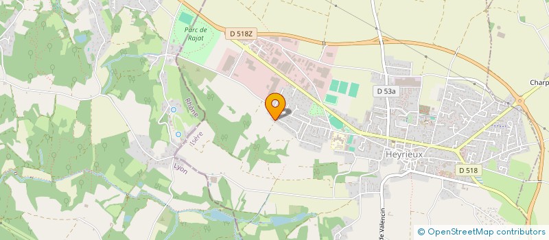 localisation de l'entreprise DSG GROUP à HEYRIEUX