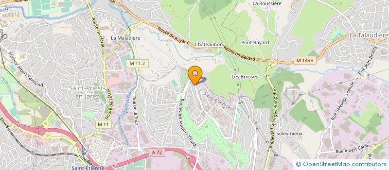 localisation de l'entreprise DSG HYGIENE ET PROPRETE  SAINT-ETIENNE