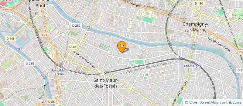 localisation de l'entreprise DSG INVEST à SAINT-MAUR-DES-FOSSES