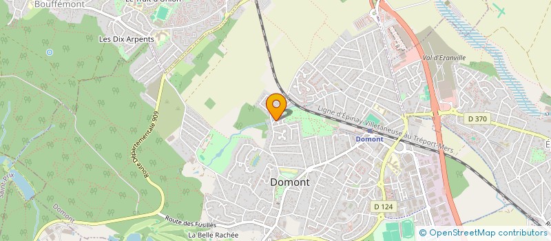 localisation de l'entreprise DSGA  DOMONT