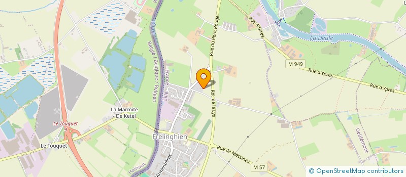 localisation de l'entreprise DSH  FRELINGHIEN