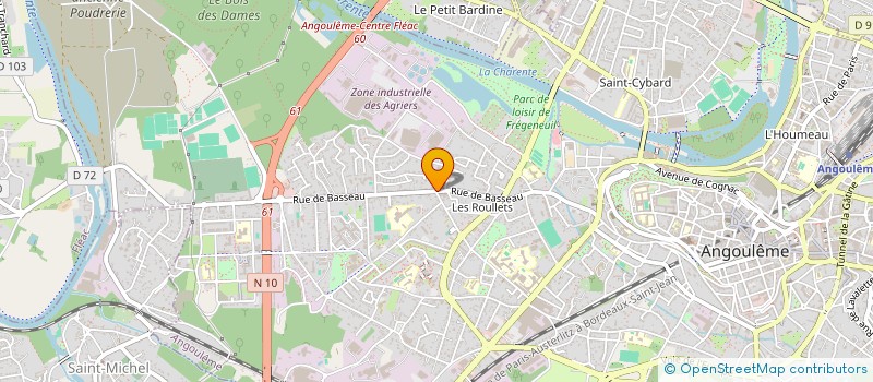 localisation de l'entreprise DSH AND CO à ANGOULEME
