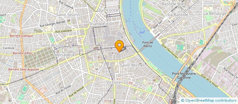 localisation de l'entreprise DSH ARCHITECTURE  BORDEAUX