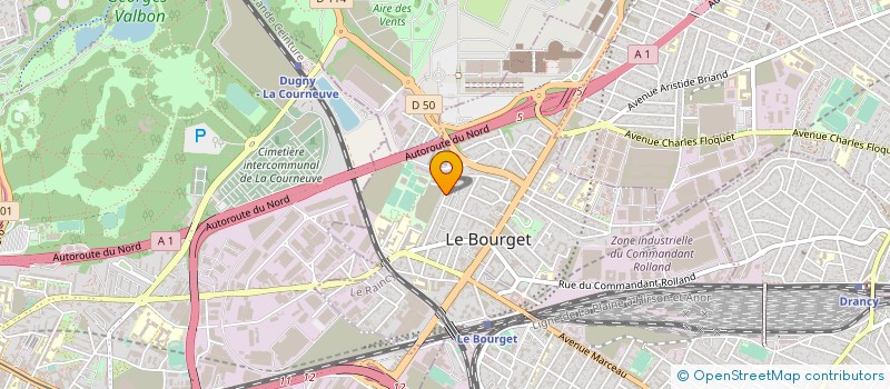 localisation de l'entreprise DSH ASCENSEUR à VILLEPINTE