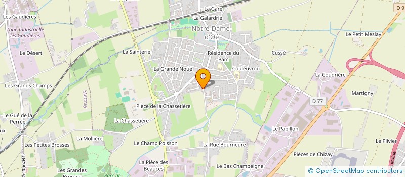localisation de l'entreprise DSH CREATIONS à NOTRE-DAME-D'OE
