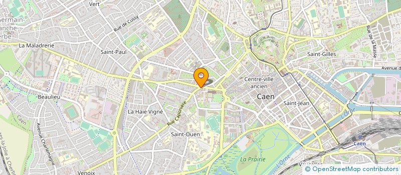 localisation de l'entreprise DSH DIFFUSION à CAEN