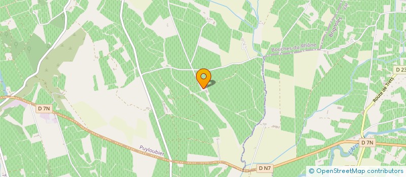 localisation de l'entreprise DSH DIFFUSION  PUYLOUBIER