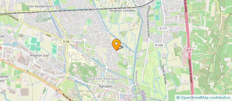 localisation de l'entreprise DSH GROUPE  AVIGNON