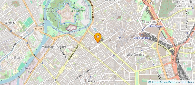 localisation de l'entreprise DSH INVEST à LILLE