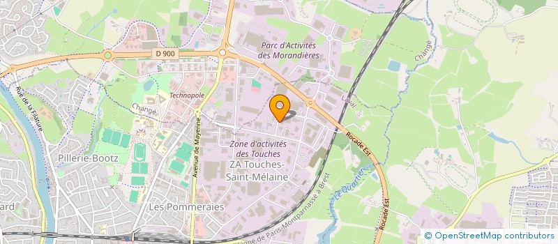 localisation de l'entreprise DSH MOTEURS à LAVAL