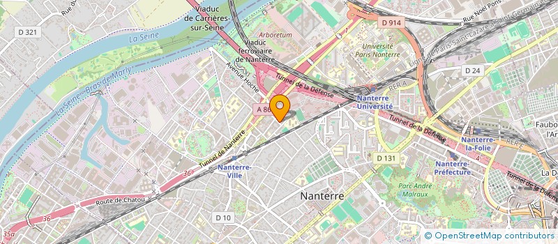 localisation de l'entreprise DSI  NANTERRE