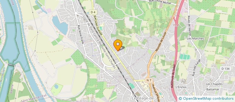 localisation de l'entreprise DSI  SAINT-MAURICE-L'EXIL