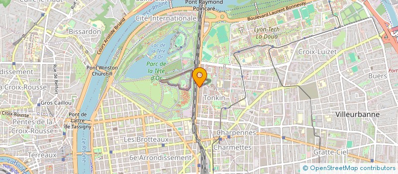 localisation de l'entreprise DSI  VILLEURBANNE