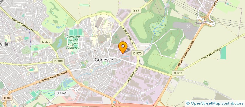 localisation de l'entreprise DSI-ARTEON à GONESSE
