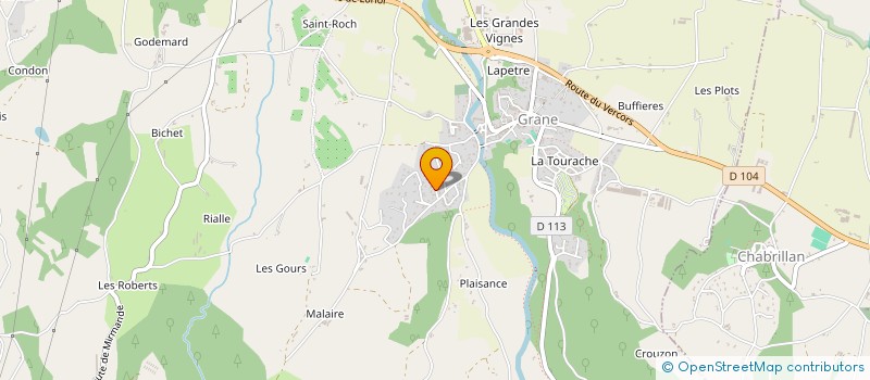 localisation de l'entreprise DSI CONSEILS  GRANE