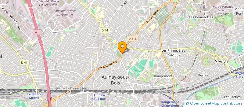 localisation de l'entreprise DSI-CONSULT à AULNAY-SOUS-BOIS