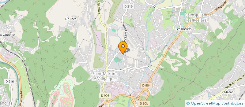 localisation de l'entreprise DSI ELEVATION à SAINT-MARTIN-DE-VALGALGUES