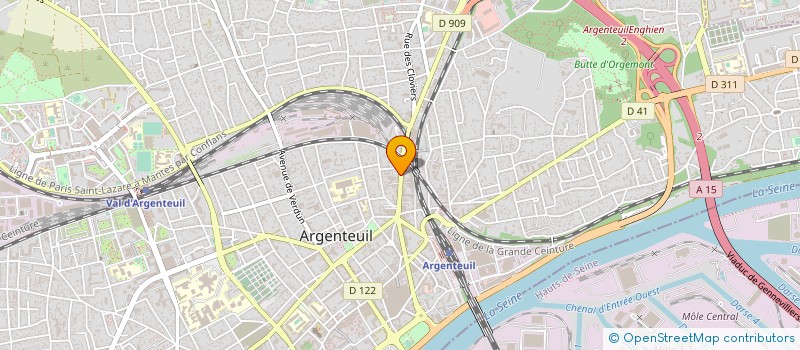 localisation de l'entreprise DSI EURO PALETTES SERVICES  ARGENTEUIL