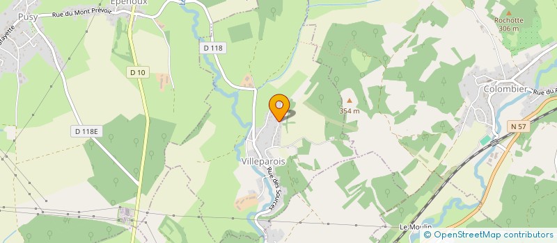 localisation de l'entreprise DSI EVOLUTION  VILLEPAROIS