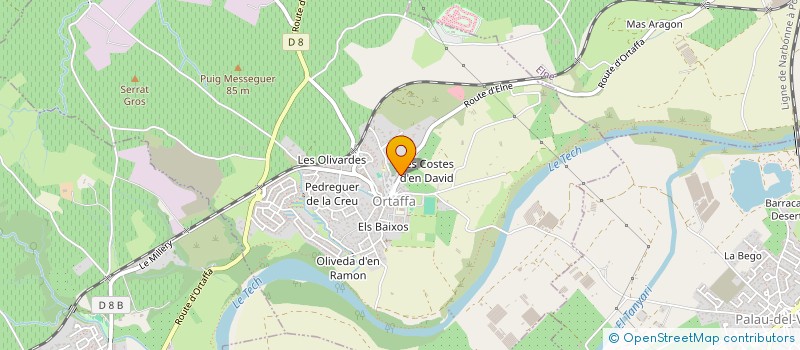 localisation de l'entreprise DSI GESTION PRO  ORTAFFA