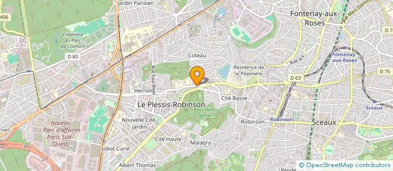 localisation de l'entreprise DSI GLOBAL SERVICES  LE PLESSIS-ROBINSON