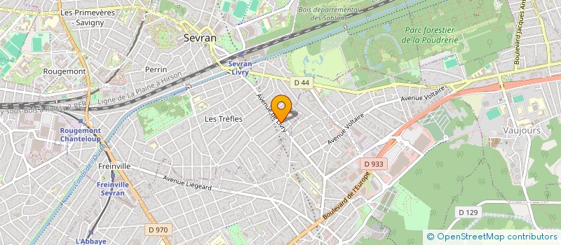 localisation de l'entreprise DSI INVESTISSEMENT AG à SEVRAN