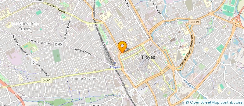 localisation de l'entreprise DSI NETWORK SARL à TROYES