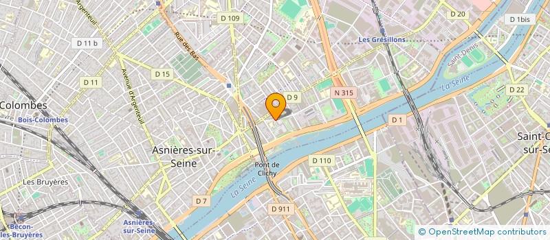 localisation de l'entreprise DSI PRO CONSULTING  ASNIERES-SUR-SEINE