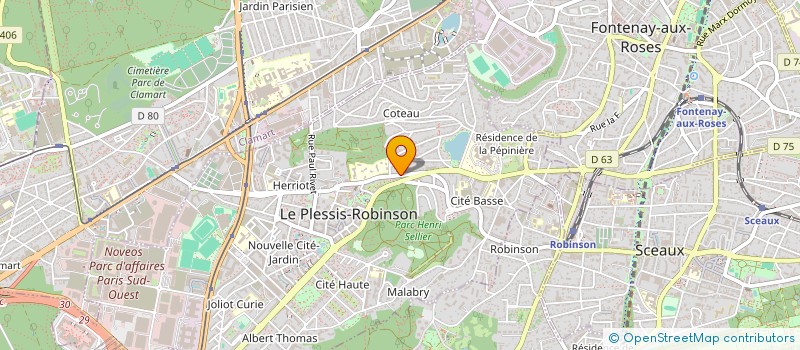 localisation de l'entreprise DSI TELECOM  LE PLESSIS-ROBINSON