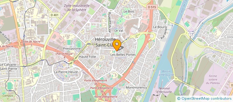 localisation de l'entreprise DSIG - DETECTION SECURITE INCENDIE ET GARDIENNAGE à HEROUVILLE-SAINT-CLAIR