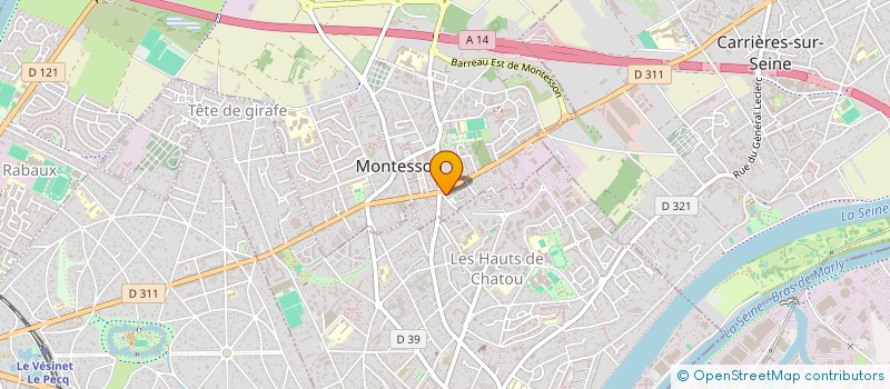 localisation de l'entreprise DSIGN & DCO à MONTESSON