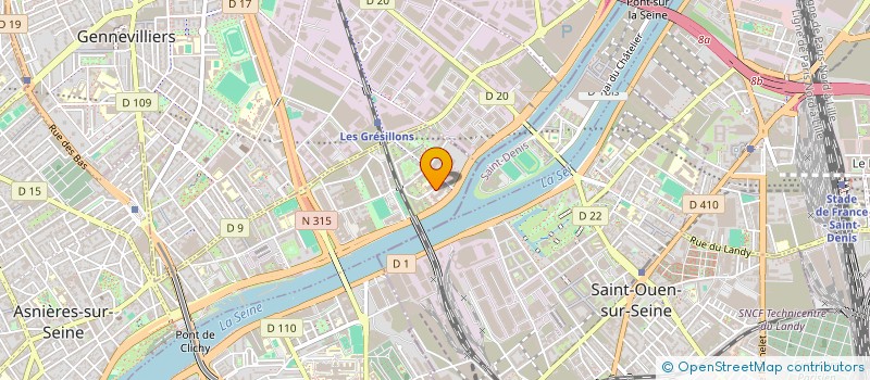 localisation de l'entreprise DSIIG à ASNIERES-SUR-SEINE