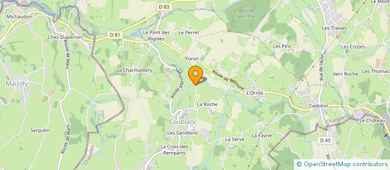 localisation de l'entreprise DSIJL  COUBLANC