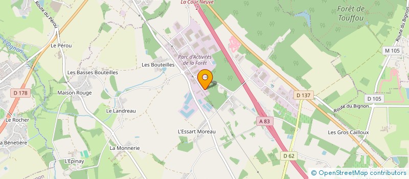 localisation de l'entreprise DSIMMO  LE BIGNON